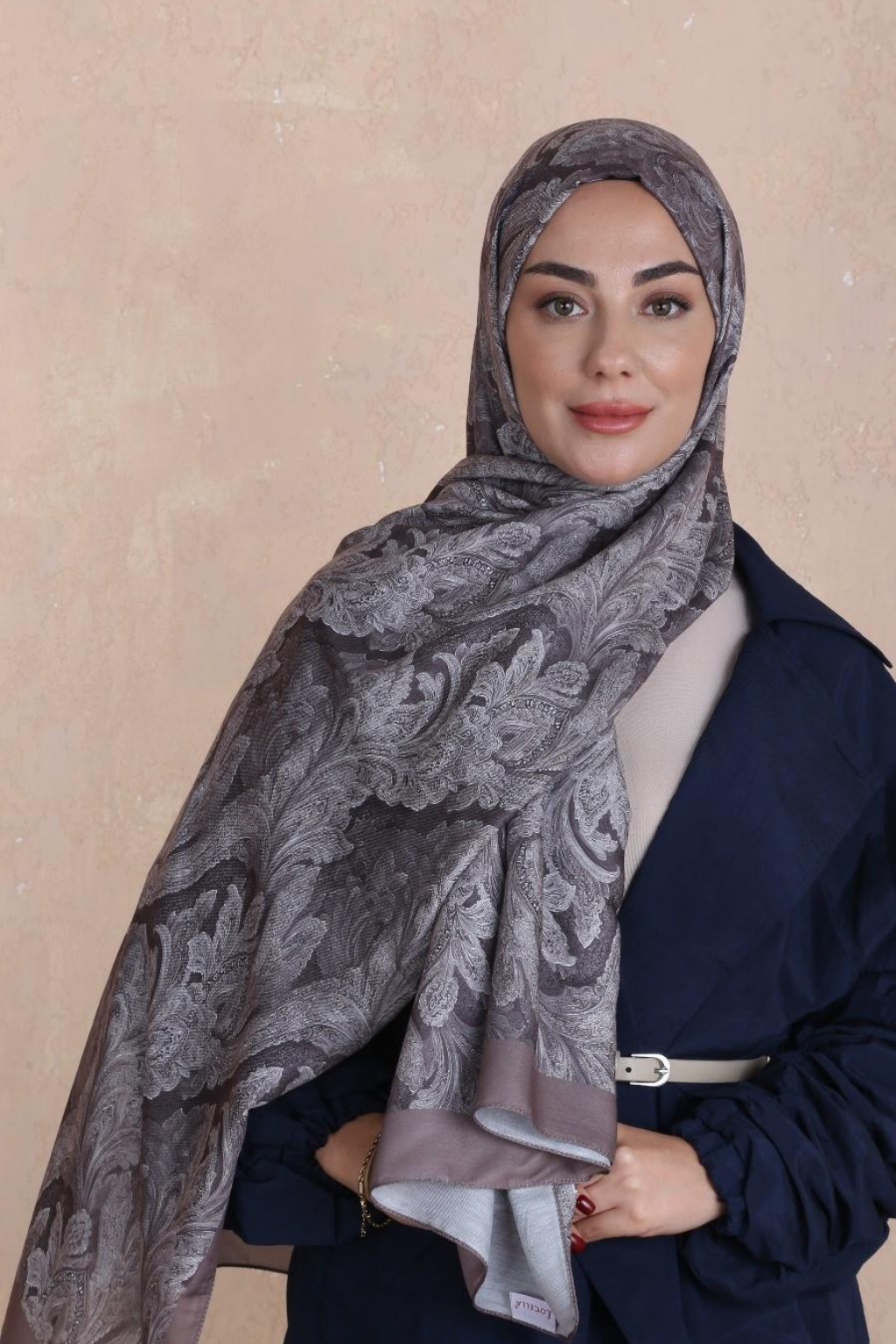 HÜMAY – Antrasit Koza Pamuk Şal