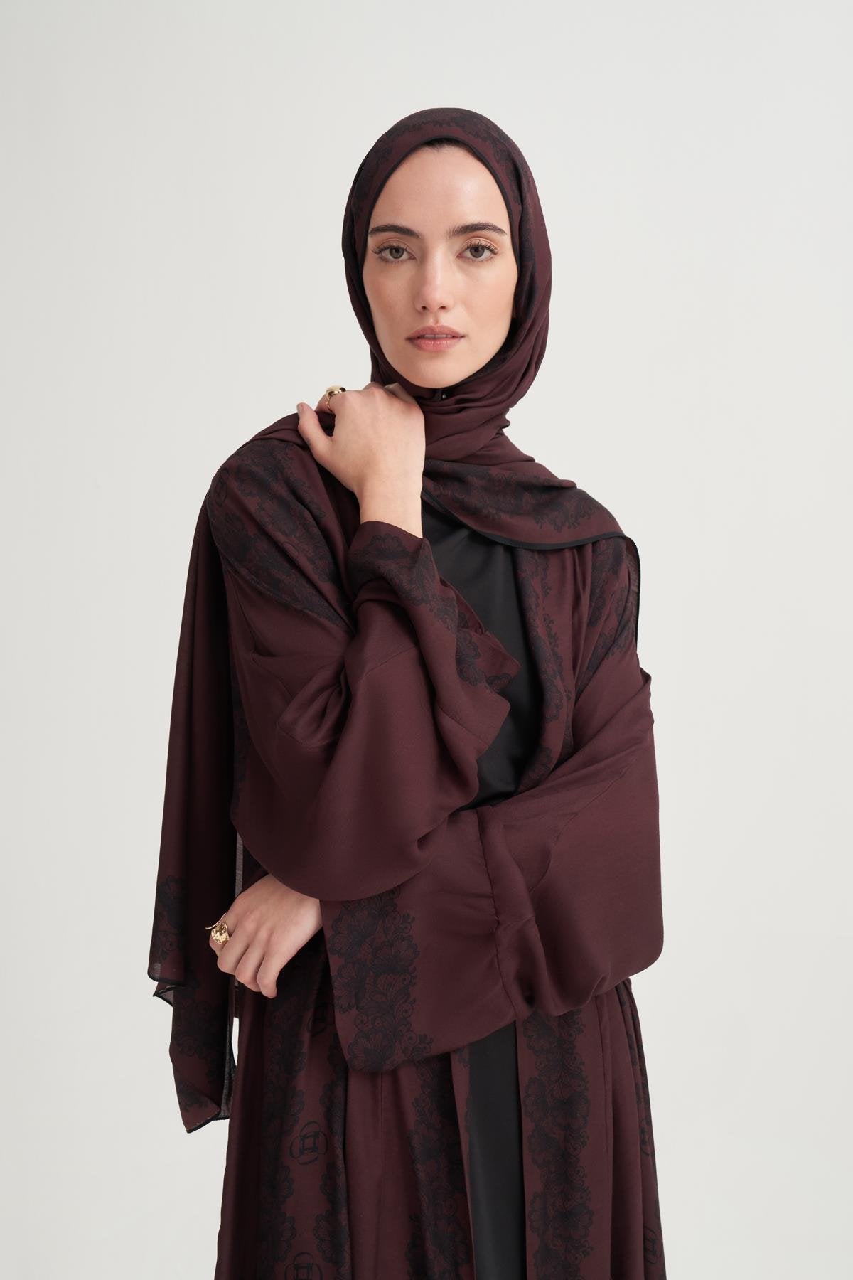 MÜHÜR - Mürdüm Viskon Şal