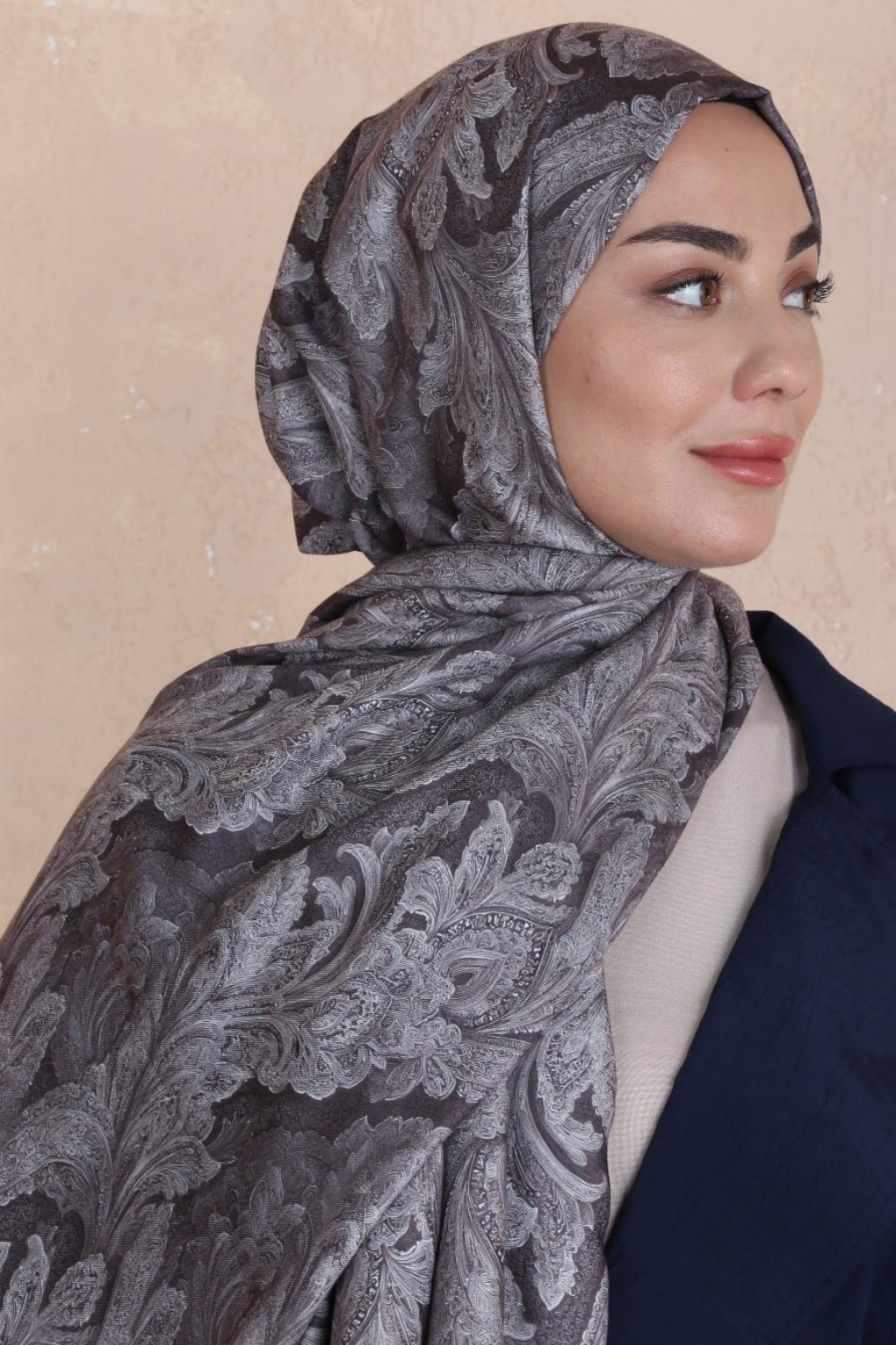 HÜMAY – Antrasit Koza Pamuk Şal