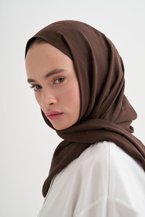 ALYA - Acı Kahve Pamuk Şal
