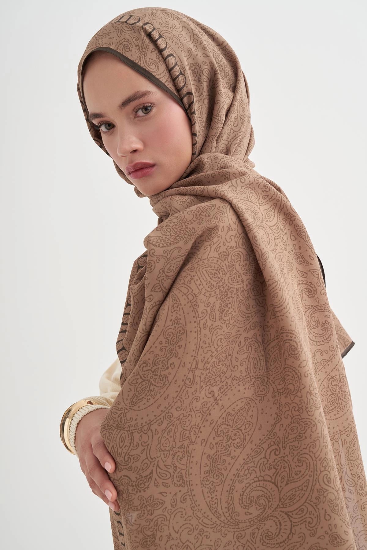 NAZENİN - Vizon Floş Şal