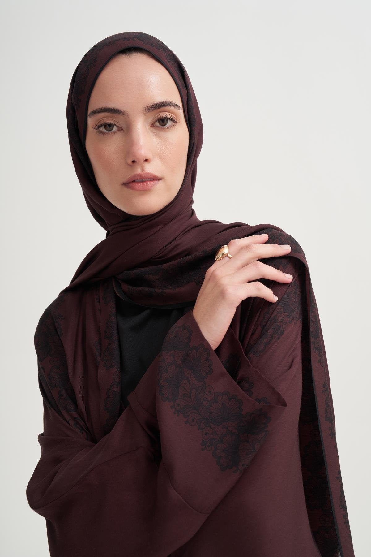 MÜHÜR - Mürdüm Viskon Şal