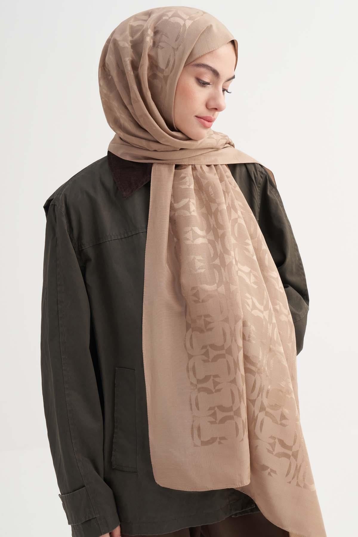 HALE - Vizon Floş Jakar Şal