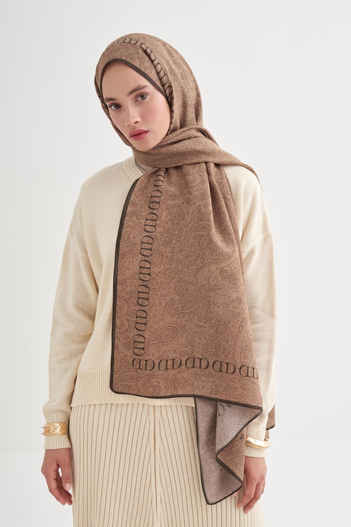 NAZENİN - Vizon Floş Şal