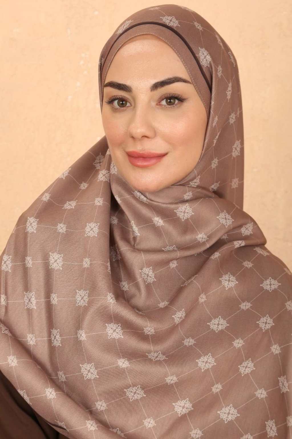 NUR - Sütlü Kahve Koza Pamuk Şal