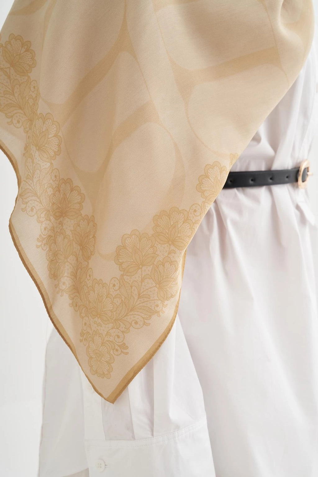 FİRUZE - Sarı Floş Şal