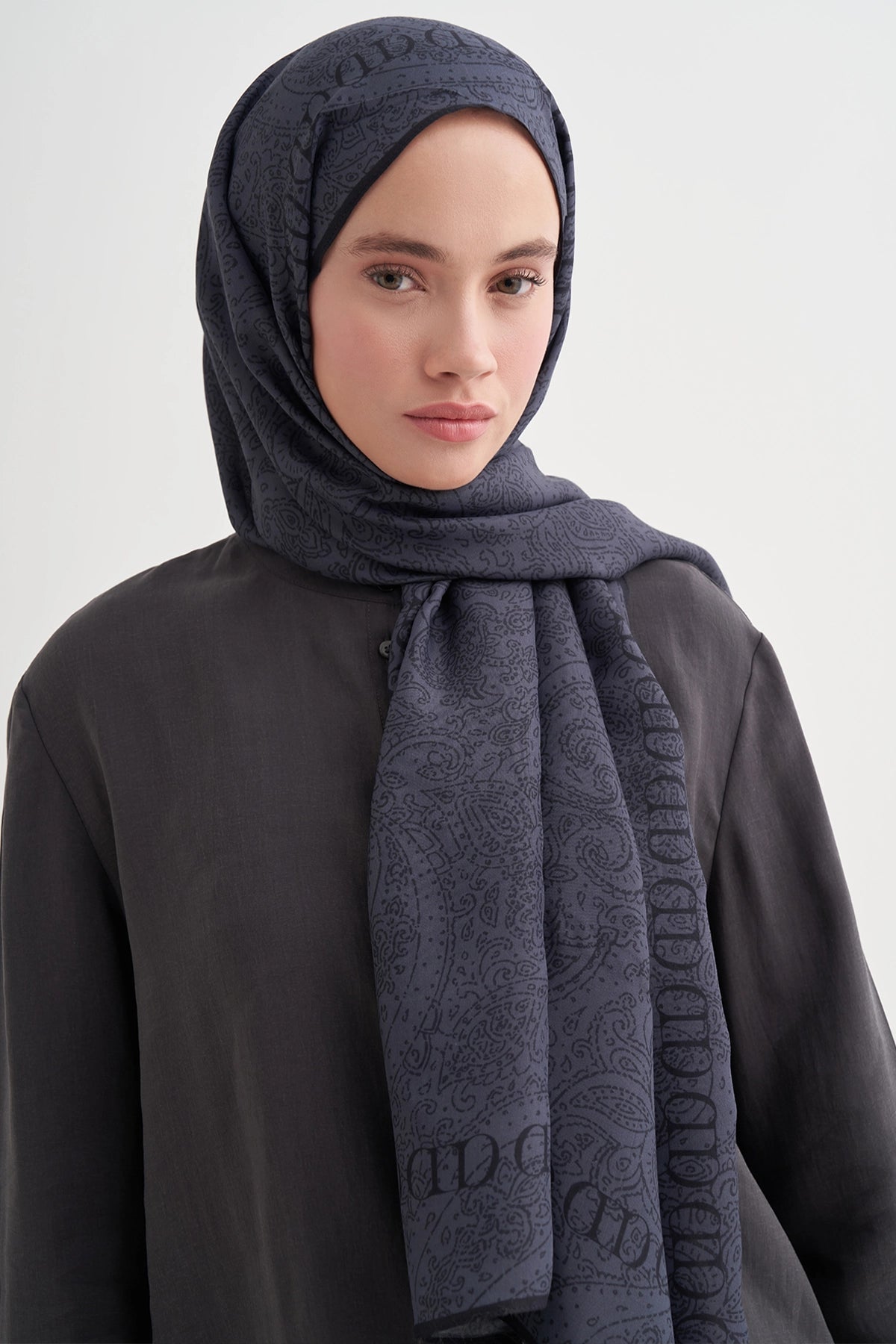 NAZENİN - Füme Floş Şal