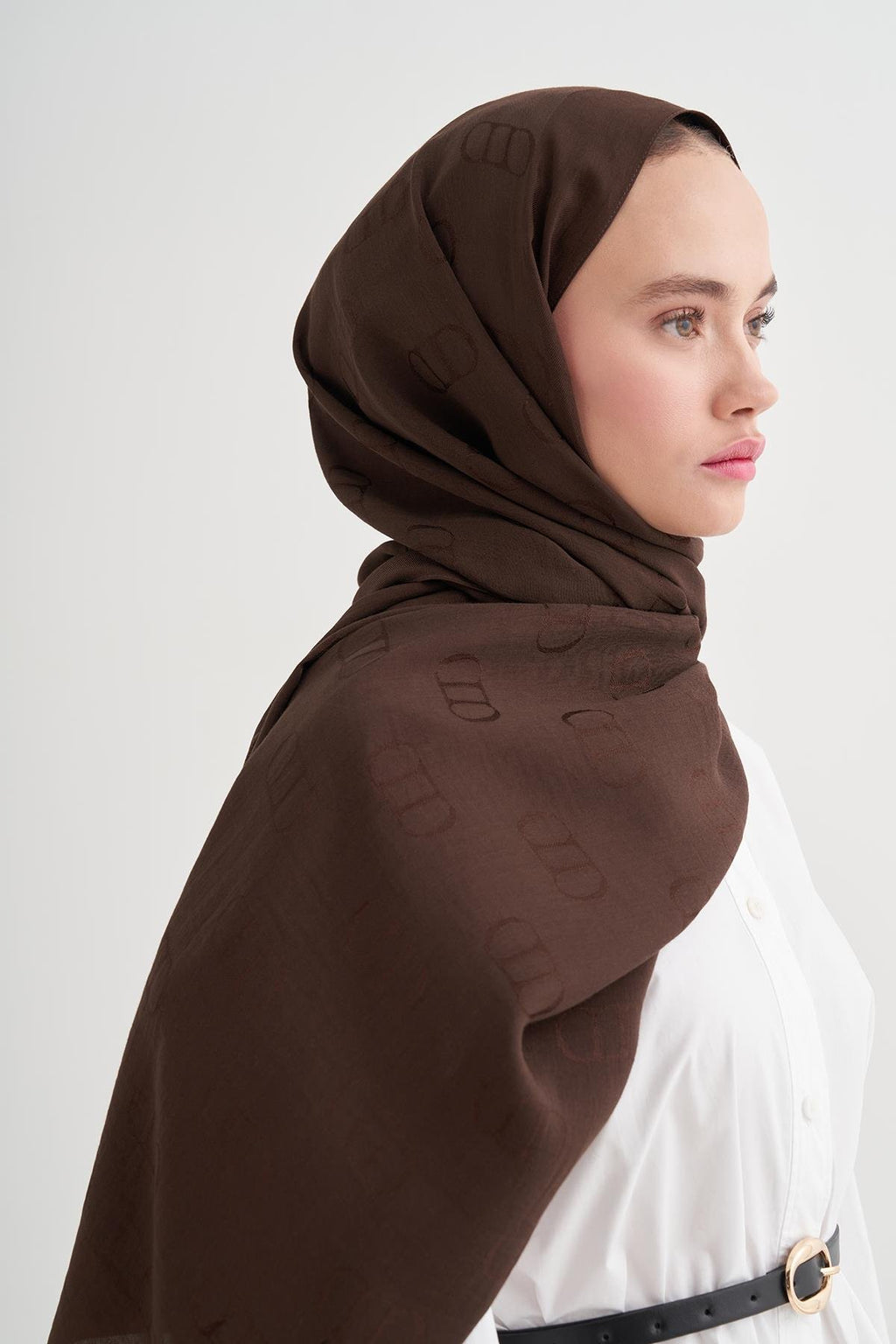 ALYA - Acı Kahve Pamuk Şal