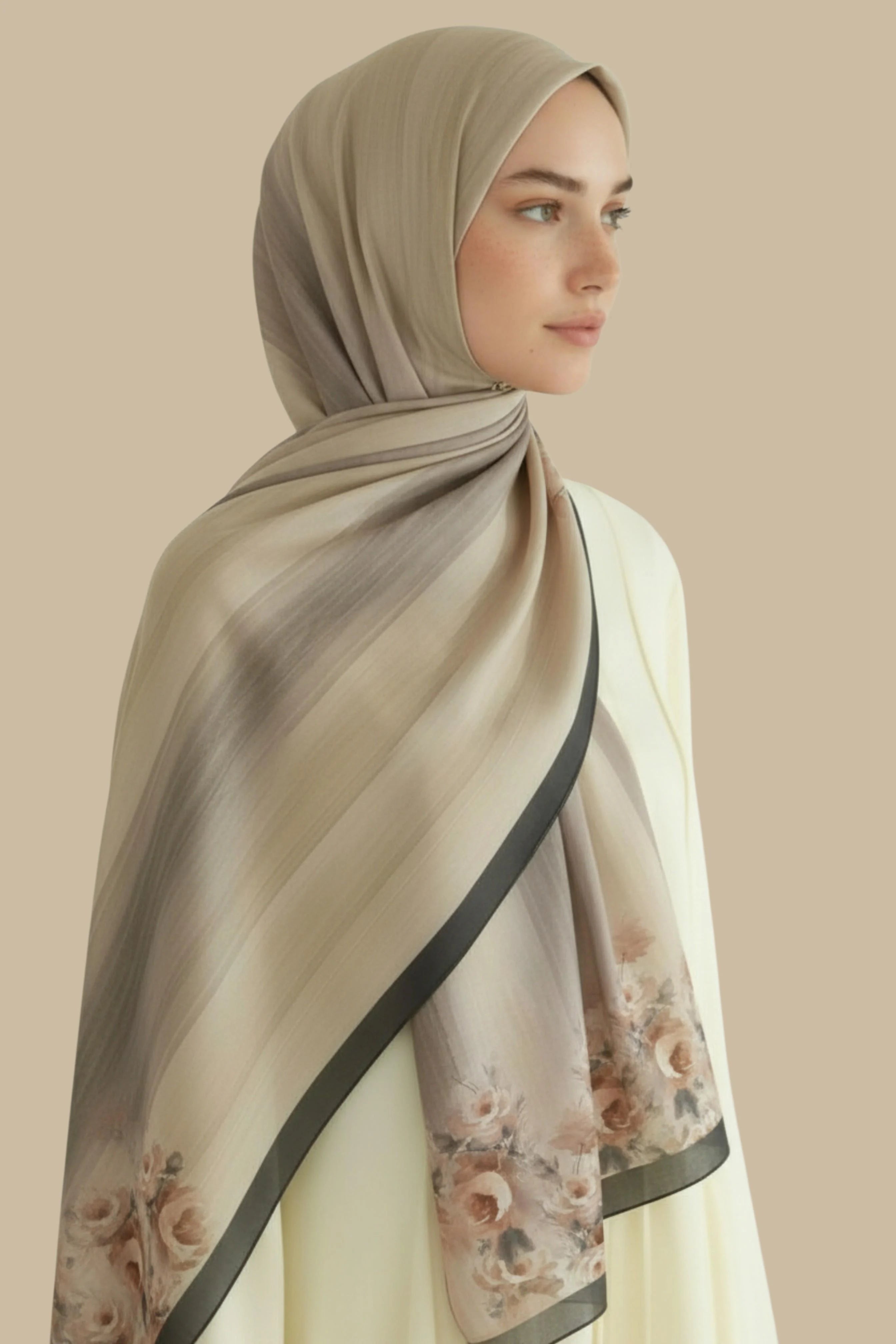 BAHAR - Kum Bej Viskon Şal