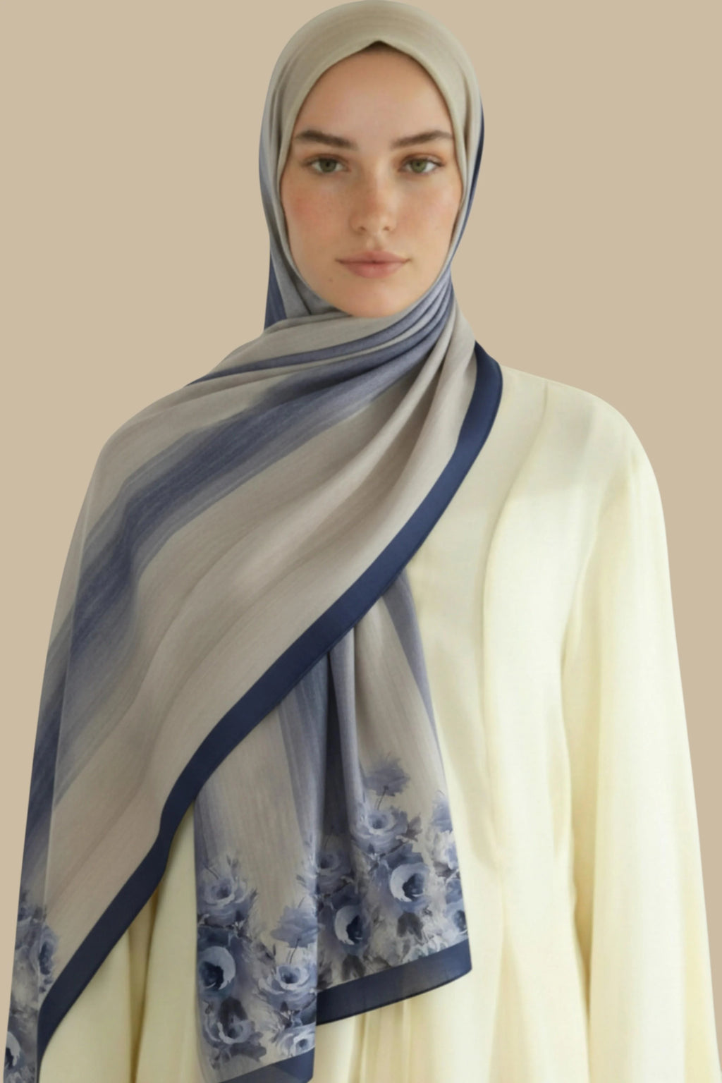 BAHAR - Kiremit Turuncu Viskon Şal