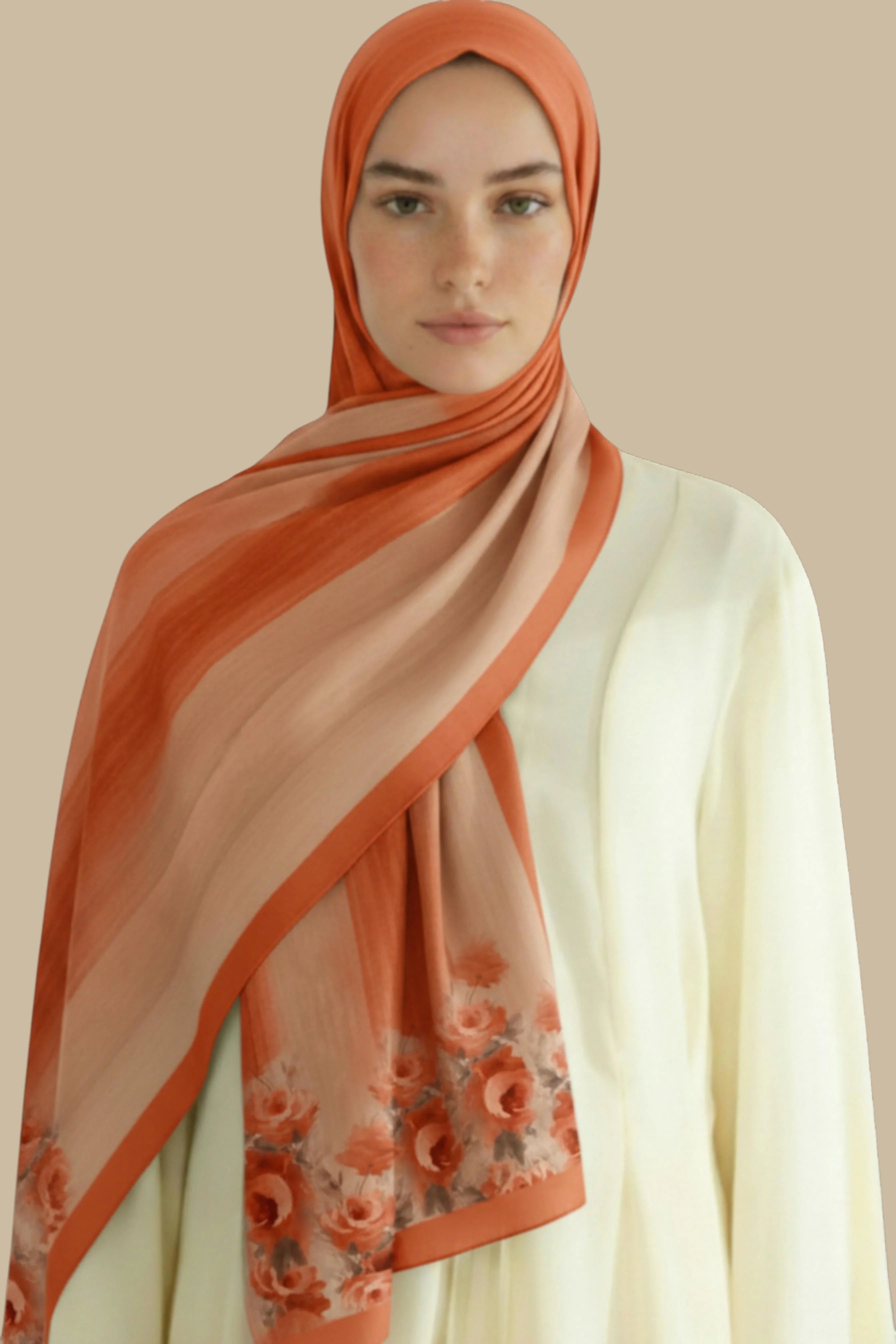 BAHAR - Deniz Yeşili Viskon Şal