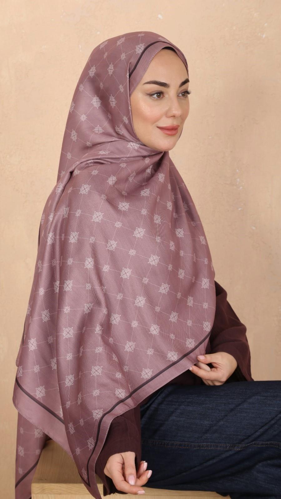 NUR - Gülkurusu Koza Pamuk Şal